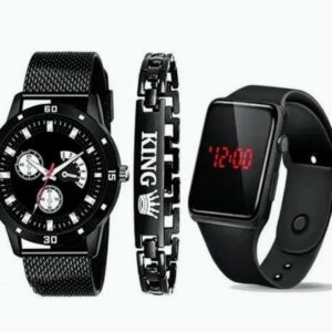 Digital Watch Combo (Pack of 3) – Buy 1 Get 1 Free! Stylish, Trendy & High-quality