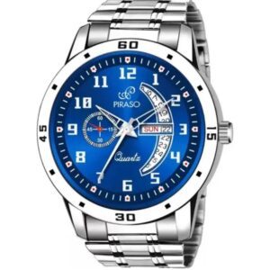 Blue Watch by PIRASO Stylish Stainless Steel Analog Watch