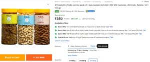 Sirf ₹350 Mein Health Ka Combo – Cashews, Almonds, Aur Raisins!