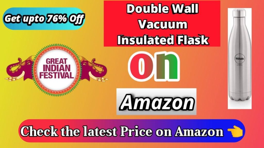 Tosaa Double Wall Vacuum Insulated Flask 1000 ML Review – Ek Stylish Aur Durable Flask Jo Rahega Aapke Sath Har Mausam Mein